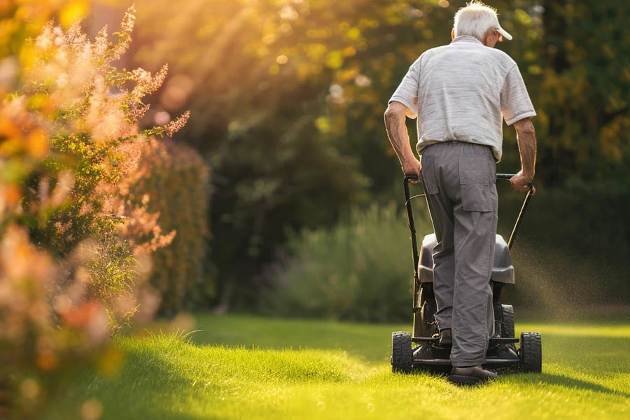 electric push mower