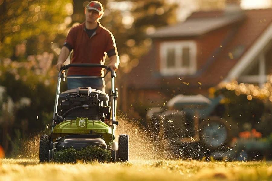 electric push mower