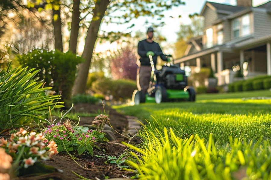 electric push mower